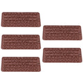Set of five cute-shaped silicone baking molds for chocolates, puddings, and cakes, ideal for kitchen and home baking.
