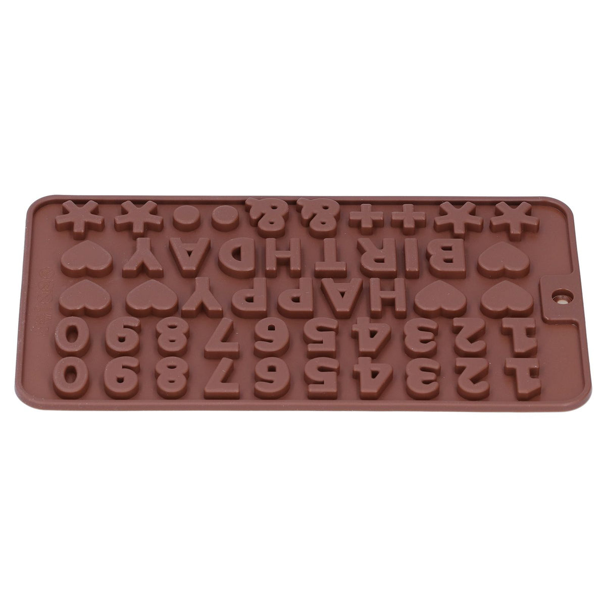 Five colorful silicone baking molds shaped like cute animals for making chocolates, puddings, and cakes in the kitchen.