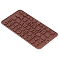 Set of 5 cute-shaped silicone baking molds for chocolates, puddings, and cakes, ideal for kitchen baking and kids' treats.