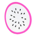 Dragon fruit-shaped silicone coaster and placemat for cups, ideal for baby and kids dining, by Everything Baby.