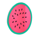Silicone watermelon-shaped coaster and placemat for cups and drinks, featuring fun fruit design for kitchen and baby feeding use