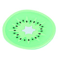Silicone kiwi fruit-shaped coaster and cup holder mat for drinks, ideal as a kitchen accessory from Everything Baby.