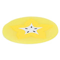 Carambola-shaped silicone coaster placemat for cups and drinks, ideal for baby and kids feeding tableware by Everything Baby.