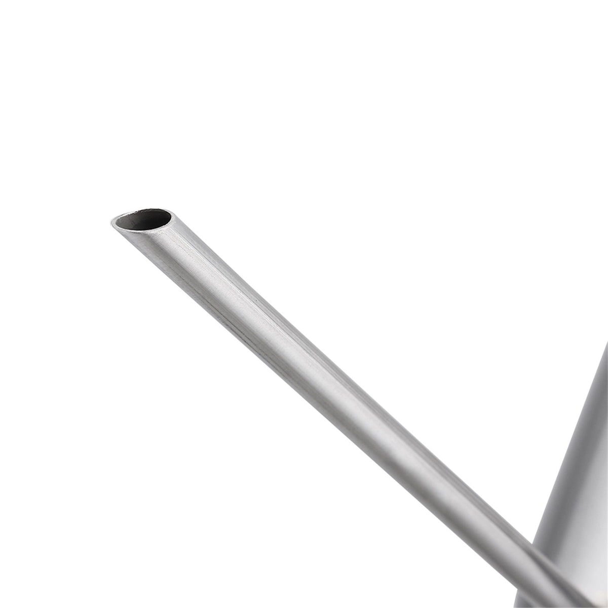 Mini 400ml stainless steel watering can by Everything Baby, ideal for garden plants, indoor and outdoor play, brushed finish.