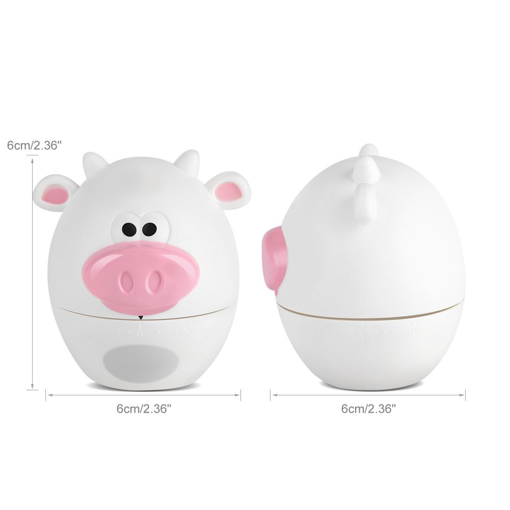 Cute cartoon kitchen timer from Everything Baby, mechanical 55-minute timer for pretend play cooking activities.