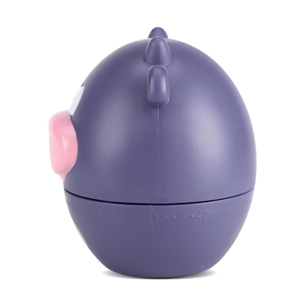 Cute cartoon mechanical kitchen timer for kids, 55-minute countdown, perfect for pretend play in baby and kids' cooking toys.