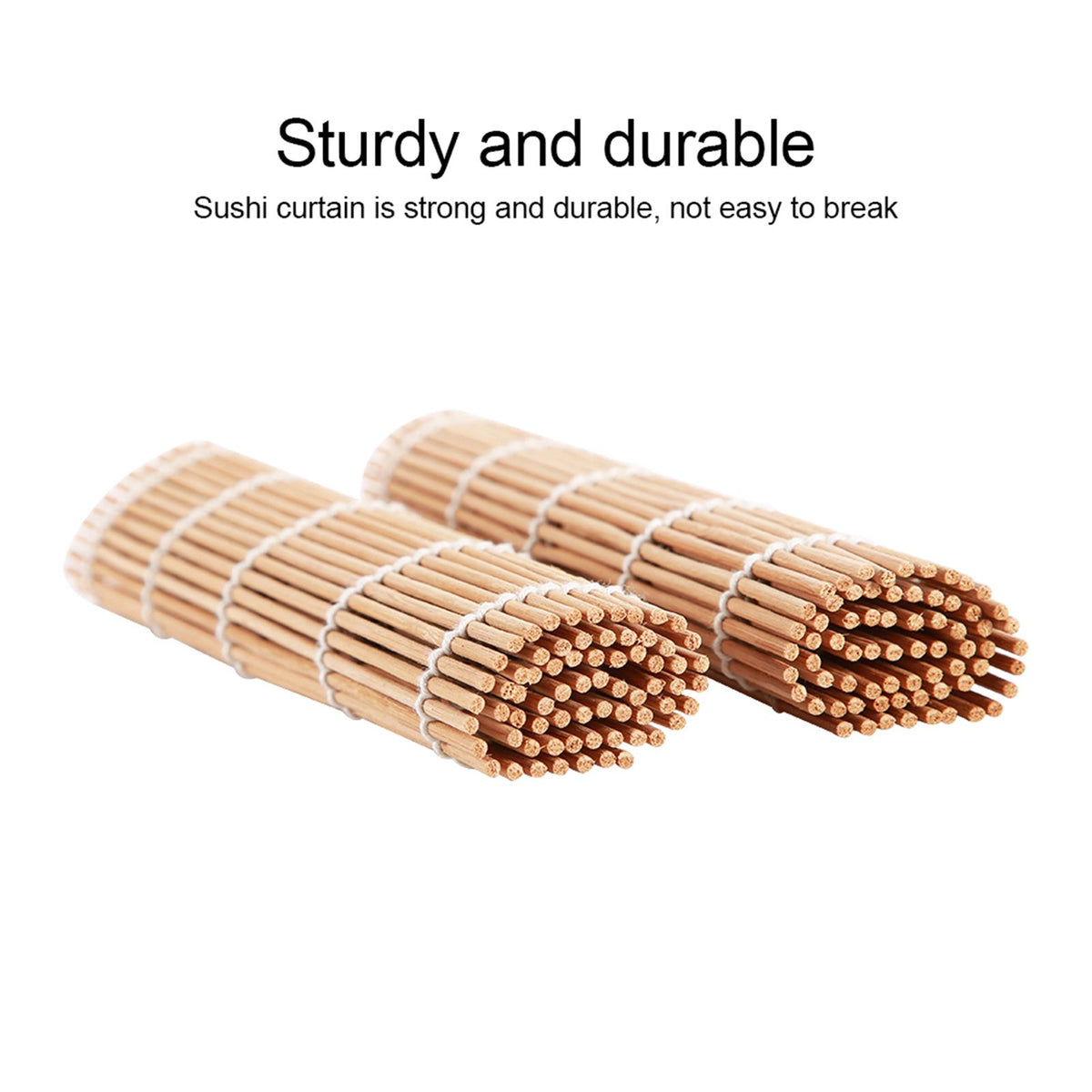 Set of 13 bamboo sushi making tools by Everything Baby, includes rolling mats and tools for homemade sushi preparation.