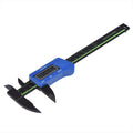 Digital caliper with large LCD screen for precise inside, outside, depth, and step measurements, in blue, by Everything Baby.