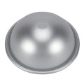 Aluminum 9cm semicircle mold for baking and dessert decorating, with a hemisphere shape, ideal for chiffon cakes and puddings.