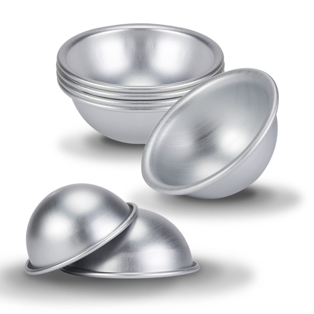Aluminum semicircle mold for baking, 10cm hemisphere chiffon cake pan, ideal for desserts and pudding, by Everything Baby.