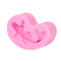 Silicone fondant mold in 3D fish shape for cake decorating, suitable for chocolate and sugarcraft, by Everything Baby.