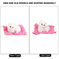White plush sitting kitten toy with realistic sound, perfect for pretend play and Christmas gift for babies and kids by Everything Baby.