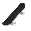 Maple wooden alloy fingerboard skateboard with box, white color, designed for kids, part of building toys collection.