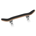 White maple wooden alloy finger skateboard with box, suitable for kids' building toys and finger skateboarding fun.