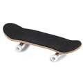 Maple wooden alloy fingerboard skateboard with box, white color, suitable for kids' building toy collection.