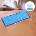 Ten blue washable wet dry mopping pads for Braava Jet 240/241, compatible replacement pads for cleaning floors.