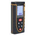 Handheld digital laser distance meter by Everything Baby measuring up to 40m for accurate length and volume calculations.
