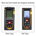 Handheld digital laser distance meter by Everything Baby measuring up to 40m, used for outdoor play and length or volume measurement.