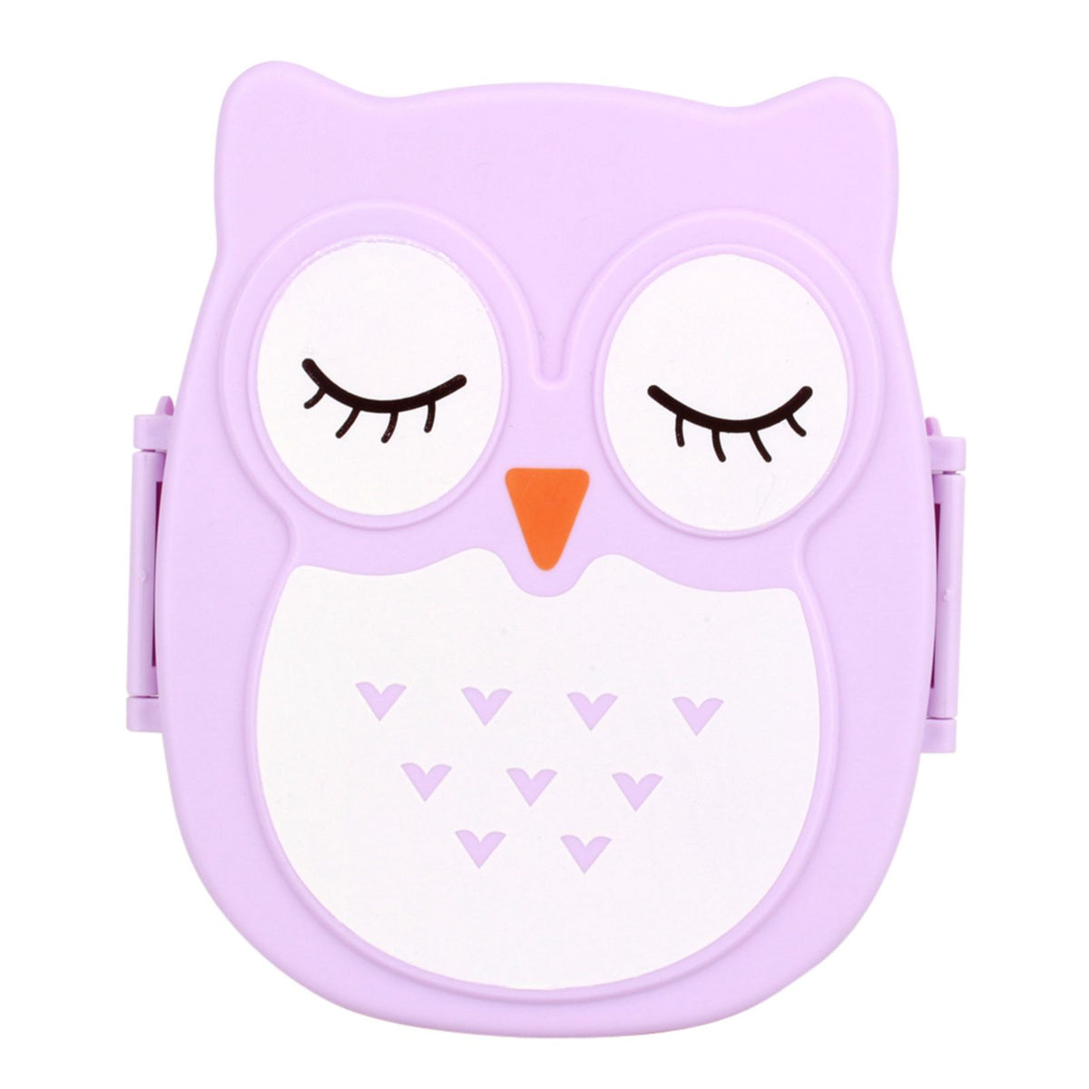 Plastic portable cartoon lunch box by Everything Baby, featuring colorful character design, food-safe microwave storage container for kids.