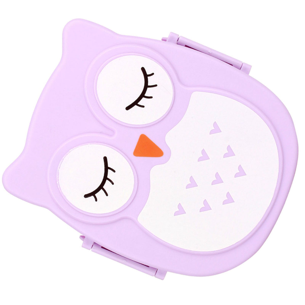 Plastic cartoon lunch box by Everything Baby, portable food safe container for kids' pretend play and lunch storage.