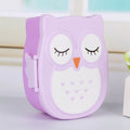 Colorful plastic cartoon lunch box by Everything Baby, designed for kids' pretend play, featuring food-safe microwave storage container.