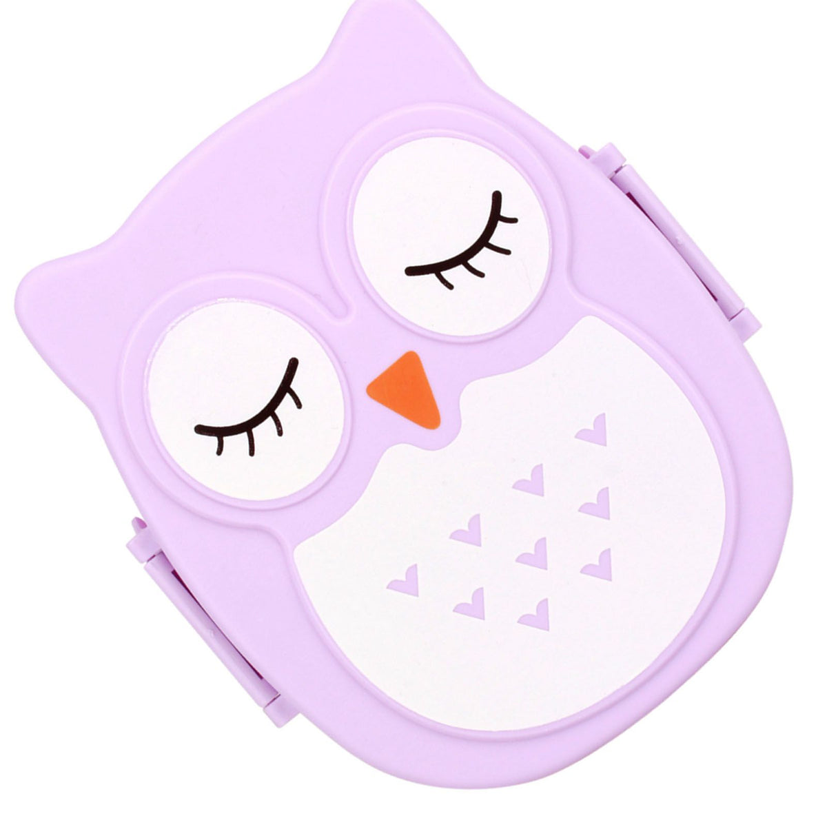 Plastic portable cartoon lunch box by Everything Baby, featuring colorful design and food-safe microwave storage for kids.