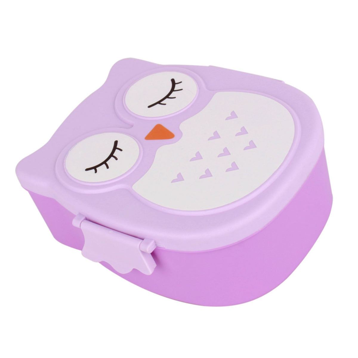 Plastic portable cartoon lunch box from Everything Baby, food-safe microwave storage container for kids, with colorful pretend play design.
