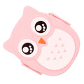 Plastic cartoon owl lunch box by Everything Baby, featuring a food-safe microwave storage container for kids' pretend play.