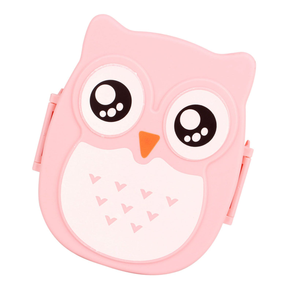 Plastic cartoon owl lunch box by Everything Baby, featuring a food-safe microwave storage container for kids' pretend play.