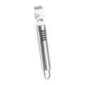 Stainless steel lemon lime orange peeler and citrus zester with ergonomic handle, designed for easy fruit peeling and zesting.