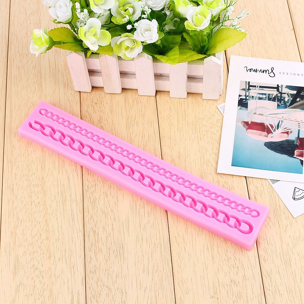 Food-grade silicone fondant cake 3D mould featuring fashion design, ideal for kids' pretend play and cake decorating.