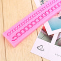 Food-grade silicone fondant cake 3D mould with fashion design, ideal for pretend play and cake decorating for kids.