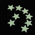 Set of 100 glow-in-the-dark star stickers for nursery decor, ideal for baby and kids' pretend play and bedroom decoration.