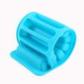 Colorful silicone cylinder ice cube tray for freezing, fondant, or chocolate, designed for nursing and feeding purposes by Everything Baby.