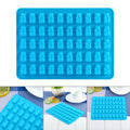 Silicone cavity bear mold for gummies, chocolates, and candies, ideal for baby and kids nursing and feeding treats.