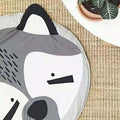 Cute cartoon animal cotton baby play mat from Everything Baby, soft crawling mat for children in pretend play area.