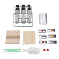 Stainless steel ice pop mold maker from Everything Baby, ideal for DIY ice cream and ice lolly creations in home or industrial kitchens.