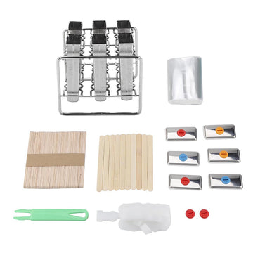 Stainless steel ice pop mold maker from Everything Baby, ideal for DIY ice cream and ice lolly creations in home or industrial kitchens.