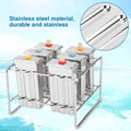 Stainless steel ice pop mold by Everything Baby, designed for DIY ice cream and popsicle making in home or industrial kitchens.