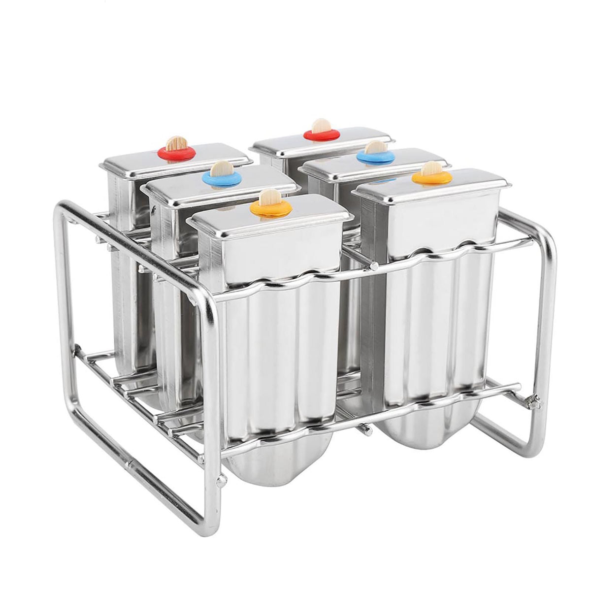Stainless steel ice pop mold maker by Everything Baby, suitable for DIY ice cream and pops in home or industrial kitchens.