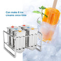 Stainless steel ice pop mold maker from Everything Baby, designed for DIY ice cream and frozen treats in industrial and home kitchens.