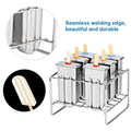 Stainless steel ice pop mold by Everything Baby for DIY ice cream and popsicles, suitable for home or industrial kitchen use.