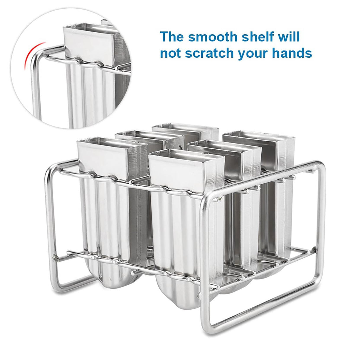 Stainless steel ice pop mold maker from Everything Baby, ideal for DIY ice cream and ice pops in home or industrial kitchens.