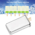 Stainless steel ice pop mold maker from Everything Baby, ideal for DIY ice cream and popsicles in a home or industrial kitchen setting.