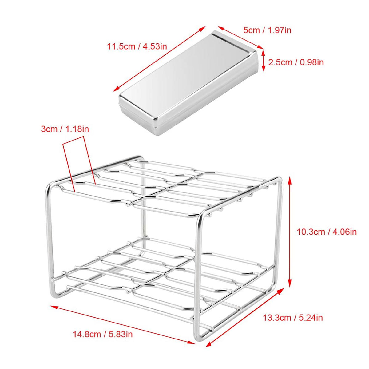 Stainless steel ice pop mold maker for DIY ice cream treats, ideal for home kitchen and kids' pretend play activities.
