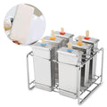 Stainless steel ice pop mold by Everything Baby, industrial-style DIY ice cream maker tool for home kitchen use.