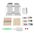 Stainless steel ice pop mold maker from Everything Baby, ideal for DIY ice cream treats in home or industrial kitchens.