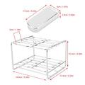 Stainless steel ice pop mold maker for homemade ice cream, ideal for kids' pretend play and DIY kitchen activities.