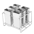 Stainless steel ice pop mold maker for DIY ice cream treats, designed for home kitchen and kids' pretend play activities.