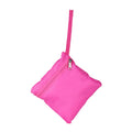 Pink mesh drawstring backpack for kids by Everything Baby, perfect for outdoor play and storing beach toys or shells.